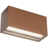 12W LED sieninis lauko šviestuvas LIMAS, rūdžių sp., 2700/3000K, IP65, 91221