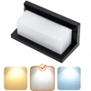 Sieninis šviestuvas 12W LED sieninis lauko šviestuvas LENTERO, juodas, 4000K, su judesio davikliu, IP54