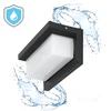 Sieninis šviestuvas 12W LED sieninis lauko šviestuvas LENTERO, juodas, 4000K, su judesio davikliu, IP54