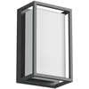Sieninis šviestuvas 12W LED sieninis lauko šviestuvas QUADRIS, tamsiai pilkas, 3000K, IP54, 90533