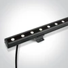 12x1W LED linijinis sienų šviestuvas, pilkas, 4000K, 7055A/C