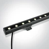 12x1W LED linijinis sienų šviestuvas, pilkas, 3000K, 7055A/W