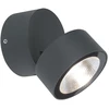 13W LED paviršinis fasado šviestuvas ANDRIA, tamsiai pilkas, 3000K, IP54, 4333700