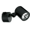 13W LED sieninis fasado šviestuvas O-ZONE, juodas, 3000K, IP66, 337548
