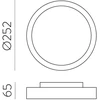 Lubinis šviestuvas 14W LED lubinis fasado šviestuvas KUMA, antracito sp., 2700/3000K, IP65, P2082171GR