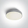 15W LED plafonas su avariniu moduliu, pilkas, 3000K, 67280ANE/G/W