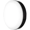 Sieninis šviestuvas Ledvance 15W LED plafonas SURFACE BULKHEAD 300, juodas, 4000K, su sensorium