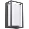 Sieninis šviestuvas 15W LED sieninis fasado šviestuvas NIKAO, tamsiai pilkas, 3000K, IP65, 4321900