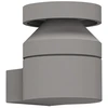 15W LED sieninis fasado šviestuvas, pilkas, 3000K, IP65, E474