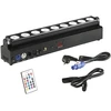 162W LED sieninis įkraunamas fasado šviestuvas SHOW, juodas, RGB
