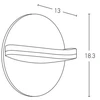 16W LED paviršinis lauko šviestuvas, tamsiai rudas, 3000K, E267