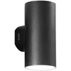 16W LED sieninis fasado šviestuvas POLO, juodas, CCT, IP65