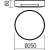 17W LED paviršinis lauko šviestuvas SKOR, tamsiai pilkas, 3000K, IP54, 90005