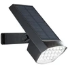1,8W LED fasado šviestuvas su saulės baterija IRIS, juodas, CCT, IP54