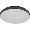 18W LED paviršinis šviestuvas ESSENTIAL ORBIS, juodas, 3000K, IP44