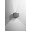 18W LED sieninis fasado šviestuvas ALFA, pilkas, CCT, IP54