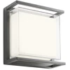 Sieninis šviestuvas 18W LED sieninis lauko šviestuvas SCRIGNO, tamsiai pilkas, 3000K, IP65, 90241