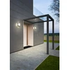 Sieninis šviestuvas 18W LED sieninis lauko šviestuvas SCRIGNO, tamsiai pilkas, 3000K, IP65, 90241