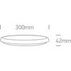 18W LED vidaus/lauko plafonas, baltas, 3000/4000/5000K, IP54, 67368/W/V