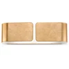 Sieninis šviestuvas Ideal Lux Wall lamp with 2 lights CLIP, E27, auksinis color