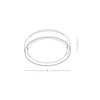 20W LED lauko plafonas, grafito sp., 3000K, IP65, E327