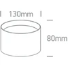 20W LED paviršinis šviestuvas, baltas, 3000/4000/5000K, IP44, 12120D/W/V