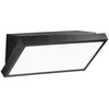Sieninis šviestuvas 20W LED sieninis fasado šviestuvas RIM, juodas, CCT, IP54