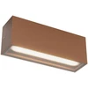 20W LED sieninis lauko šviestuvas LIMAS, rūdžių sp., 2700/3000K, IP65, DALI, 91229-DALI