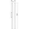 20W LED sieninis lauko šviestuvas REFLEXA, juodas, 3000K, IP54, 90623