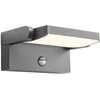 20W LED sieninis reguliuojamas lauko šviestuvas FLIP, tamsiai pilkas, 3000K, IP54, su judesio davikliu, 90587