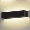 Sieninis šviestuvas 21W LED sieninis fasado šviestuvas ICON, juodas, 2700/3000/4000K, dimeriuojamas, IP64, A3089372NDP