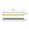 Sieninis šviestuvas 21W LED sieninis lauko šviestuvas AROOS, tamsiai pilkas, 3000K, IP65, 90945