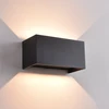 Sieninis šviestuvas 22W LED sieninis fasado šviestuvas KENDO, juodas, 2700/3000K, IP65, A2032370N