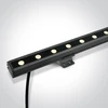 24W LED linijinis fasado šviestuvas, pilkas, 3000K/RGB, IP66, 7055B/RGBW