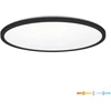 24W LED lubinis šviestuvas NIVERA CIRCLE, juodas, 3000/4000/6000K, IP54