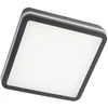 24W LED paviršinis lauko šviestuvas ISOLA, tamsiai pilkas, 3000/4000/6500K, IP54, su judesio davikliu, 90292