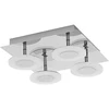 24W LED paviršinis šviestuvas SMART+ MATTER, sidabro sp., 3000/6500K, dimeriuojamas, IP44