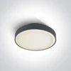 24W LED plafonas, antracito sp., 3000K, 67280AN/AN/W