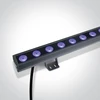 24x1,5W LED linijinis sienų šviestuvas, pilkas, RGB, 7055B/RGB