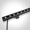 24x1W LED linijinis sienų šviestuvas, pilkas, 4000K, 7055B/C