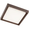 25W LED paviršinis lauko šviestuvas BEZEL, tamsiai rudas, 3000K, IP54, 9188