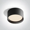 25W LED paviršinis šviestuvas, juodas, 3000/4000/5000K, IP44, 12125D/B/V