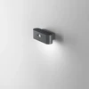 2,5W LED sieninis fasado šviestuvas su saulės baterija ir judesio davikliu ALBERT, antracito sp., 4000K, IP54