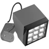 26W LED sieninis fasado šviestuvas - prožektorius PAVE, antracito sp., 3000K, IP65