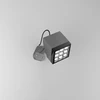26W LED sieninis fasado šviestuvas - prožektorius PAVE, antracito sp., 3000K, IP65