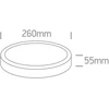 26W LED vidaus/lauko plafonas, baltas, 3000/4000/6000K, IP65, 67220A/W/V