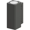 Sieninis šviestuvas 29/22/14,5W LED sieninis fasado šviestuvas URBAN WALL VARIO, pilkas, 3000/4000K, 55°, IP65