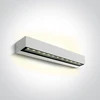 2x10W sieninis lauko šviestuvas, baltas, 3000K, IP65, 67526B2/W/W