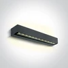 2x10W sieninis lauko šviestuvas, antracito sp., 3000K, IP65, 67526B2/AN/W