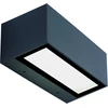 2x13W LED paviršinis lauko šviestuvas, tamsiai pilkas, 3000K, E261